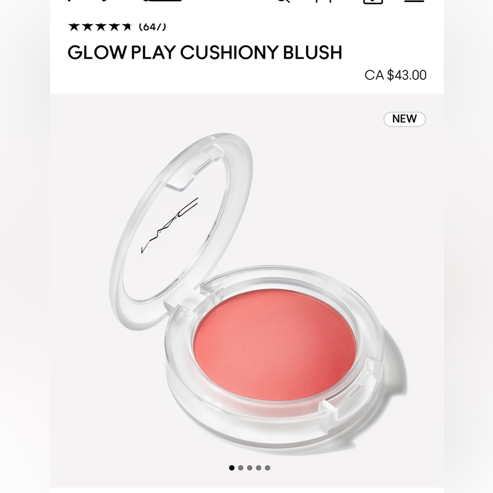 MAC glow blush